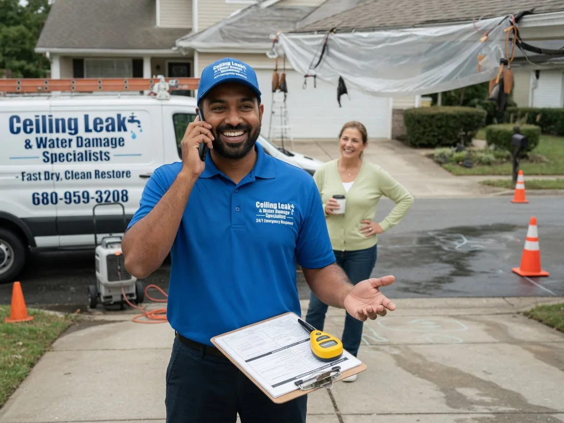 Ceiling Leak Cleanup Pigeon Falls, WI FAQs